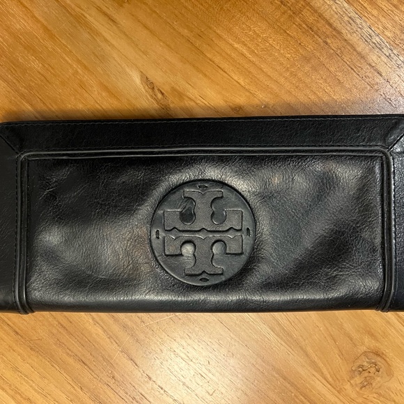 Tory Burch Long Black Wallet Clutch - Picture 1 of 5